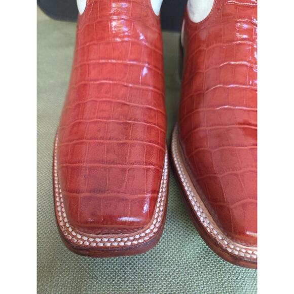 Boots Ferrini Italia D-Toe US Size 8D Made in Italy Western Style main image 11